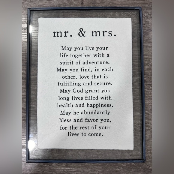 Other - Mr. & Mrs. Plaque